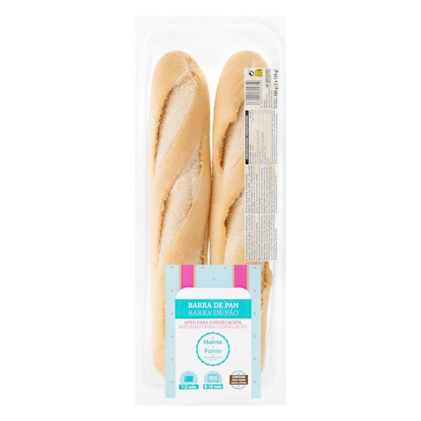 2 Baguettes para hornear mercadona