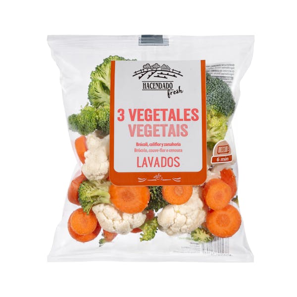3 Vegetales para microondas mercadona
