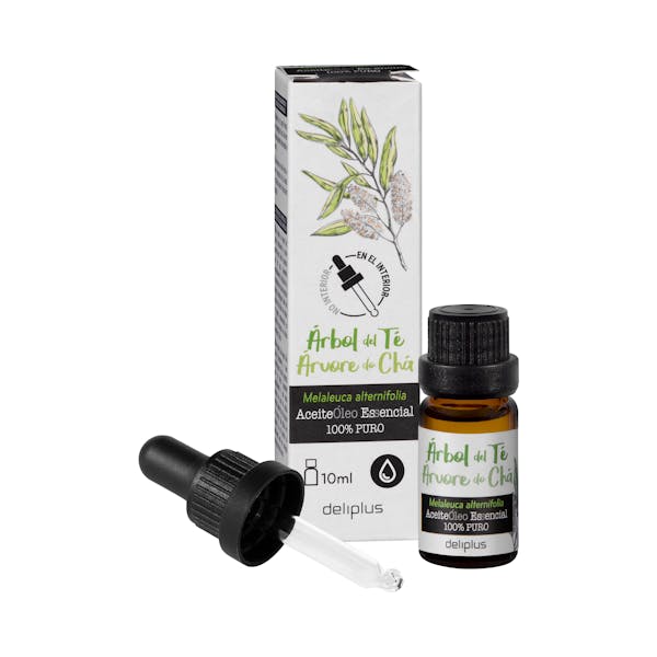 Aceite árbol del té 100% puro Deliplus con pipeta dosificadora mercadona