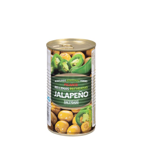 Aceitunas rellenas de jalapeño Hacendado mercadona