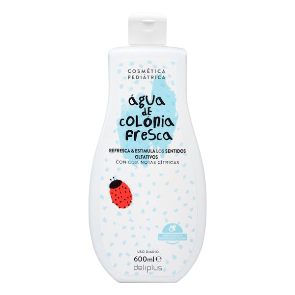 Agua de colonia fresca infantil Deliplus con notas cítricas mercadona