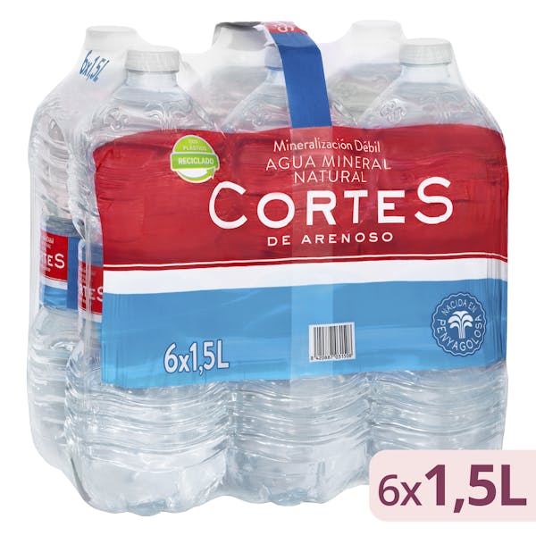 Agua mineral grande Cortes mercadona