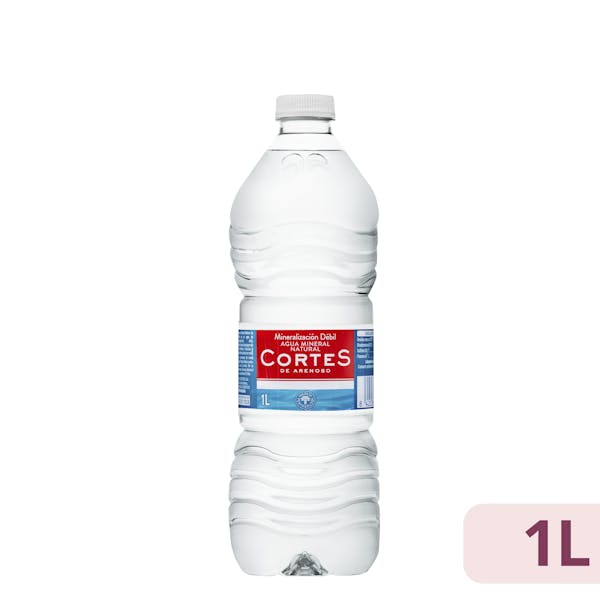 Agua mineral mediana Cortes mercadona