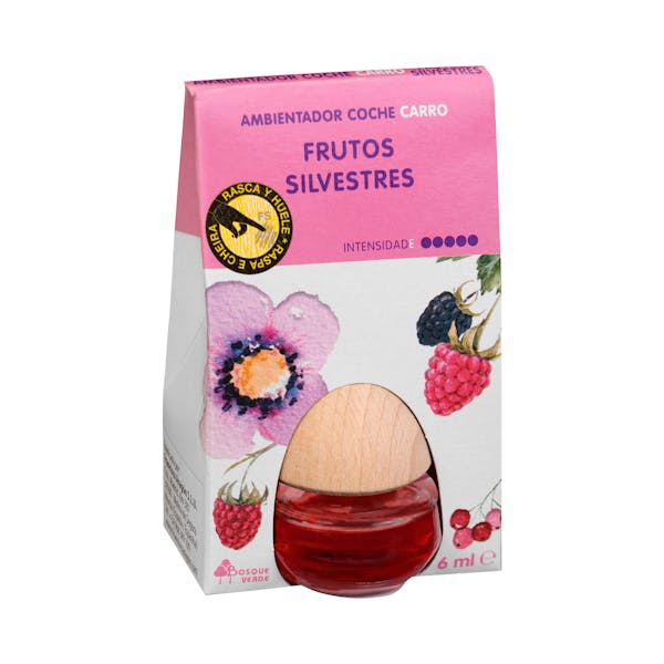 Ambientador coche Frutos Silvestres Bosque Verde mercadona