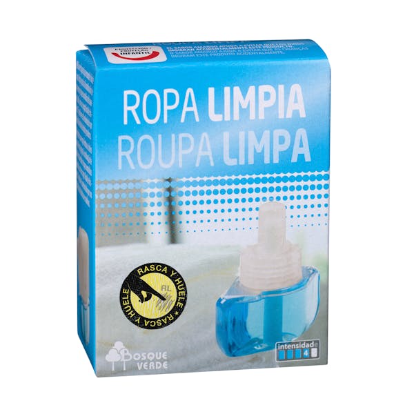 Ambientador eléctrico Ropa Limpia Bosque Verde mercadona