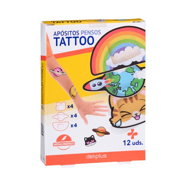 Apósitos infantiles Tattoo Deliplus mercadona