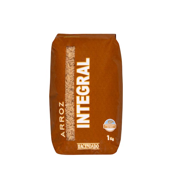 Arroz integral largo Hacendado mercadona