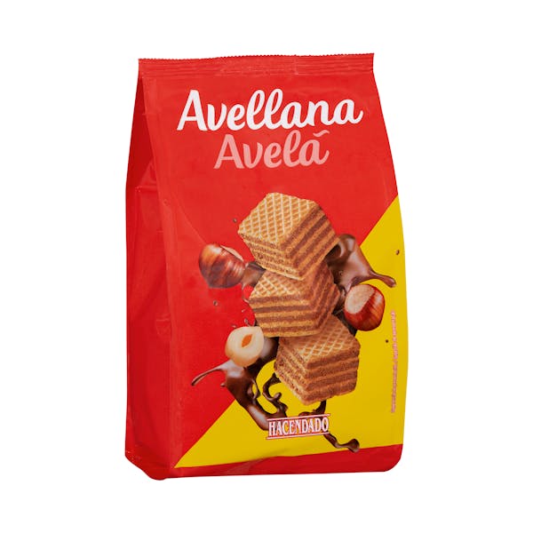 Barquillos con crema de avellanas Hacendado mercadona