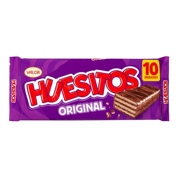 Barritas de barquillo Huesitos bañadas de chocolate con leche mercadona