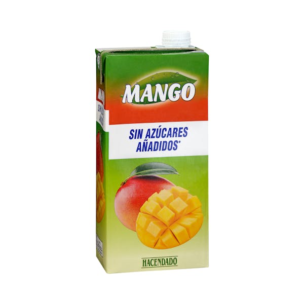 Bebida de mango Hacendado sin azúcares añadidos mercadona