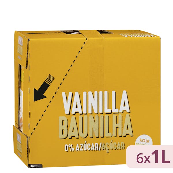 Bebida de soja sabor vainilla Hacendado 0% azúcar mercadona