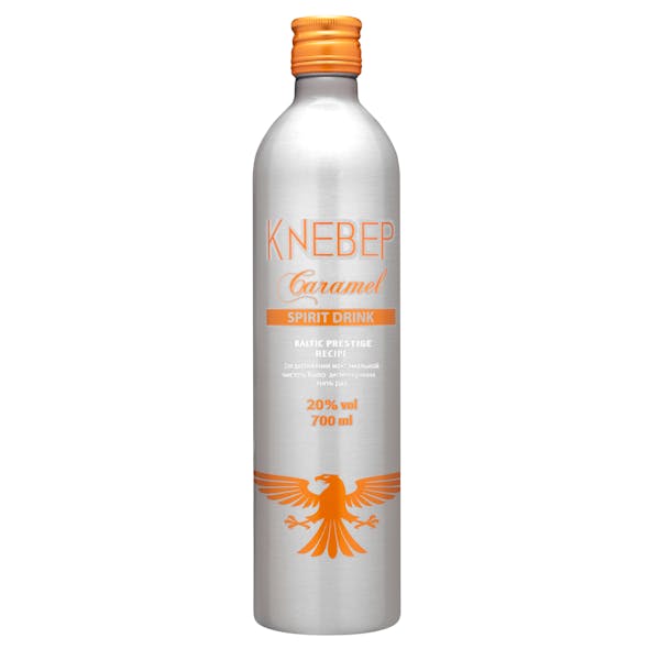 Bebida espirituosa a base de vodka Knebep caramelo mercadona