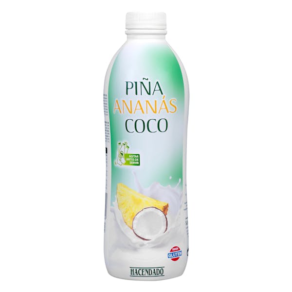 Bebida láctea de piña y coco Hacendado mercadona
