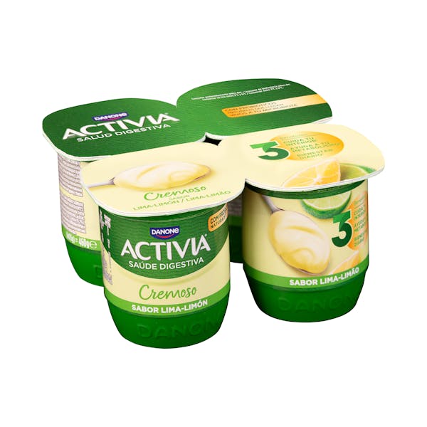 Bífidus cremoso con lima y limón Activia mercadona