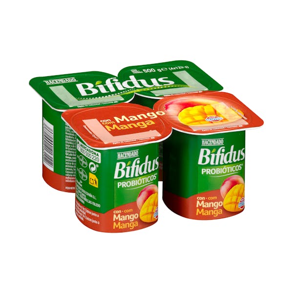 Bífidus probiótico con mango Hacendado mercadona