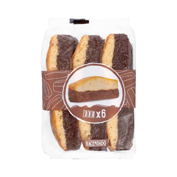 Bocaditos bañados al cacao Hacendado mercadona