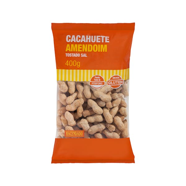 Cacahuete tostado con sal Hacendado mercadona