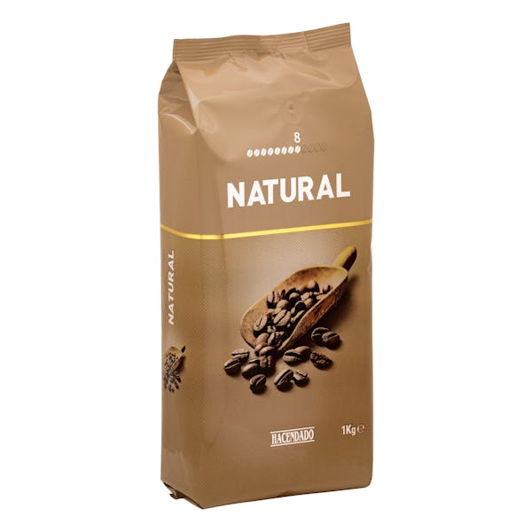 Café en grano natural Hacendado mercadona