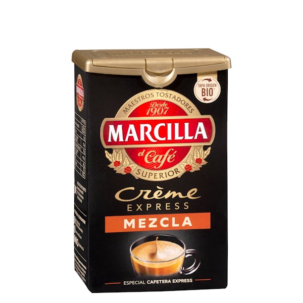 Café molido mezcla Marcilla crème express mercadona