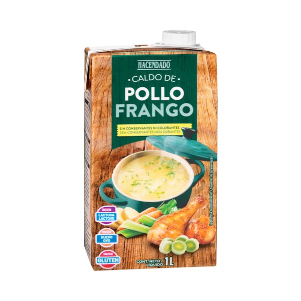 Caldo de pollo Hacendado mercadona