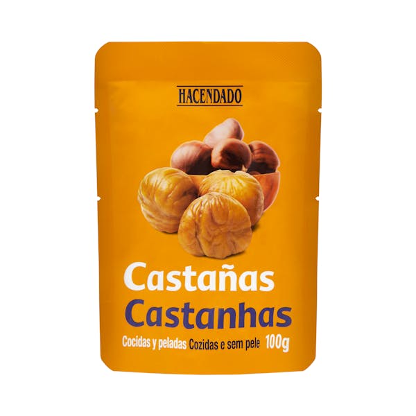 Castañas cocidas y peladas Hacendado mercadona