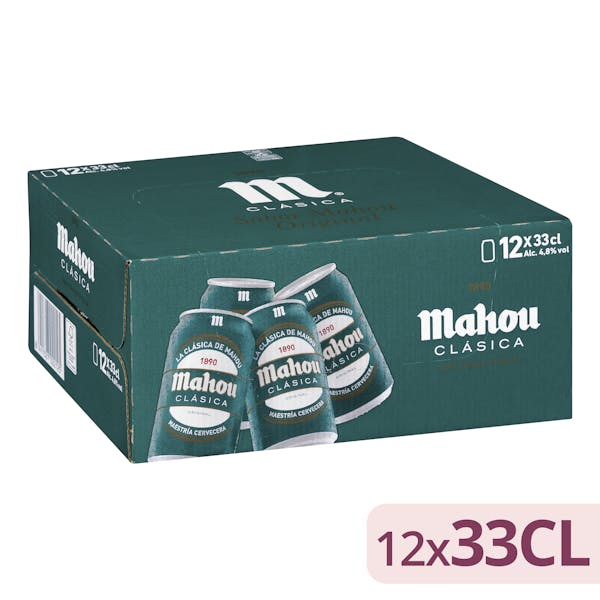 Cerveza clásica Mahou mercadona