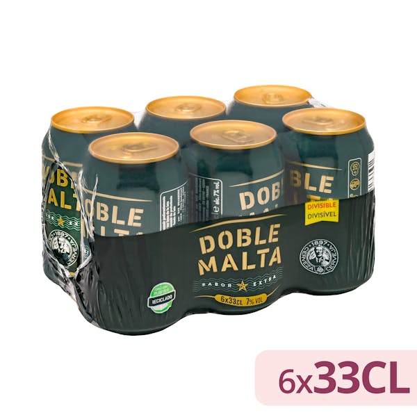 Cerveza doble malta mercadona