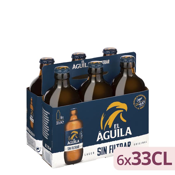 Cerveza El Águila sin filtrar mercadona