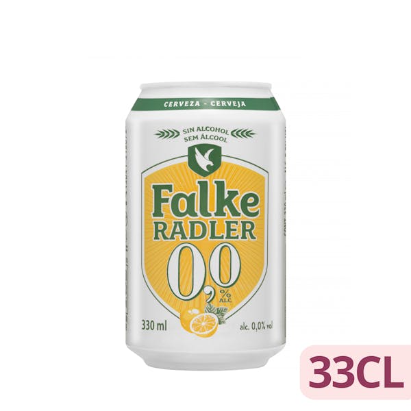 Cerveza Radler Falke 0,0% sin alcohol mercadona