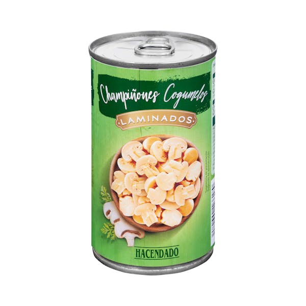 Champiñones laminados Hacendado mercadona