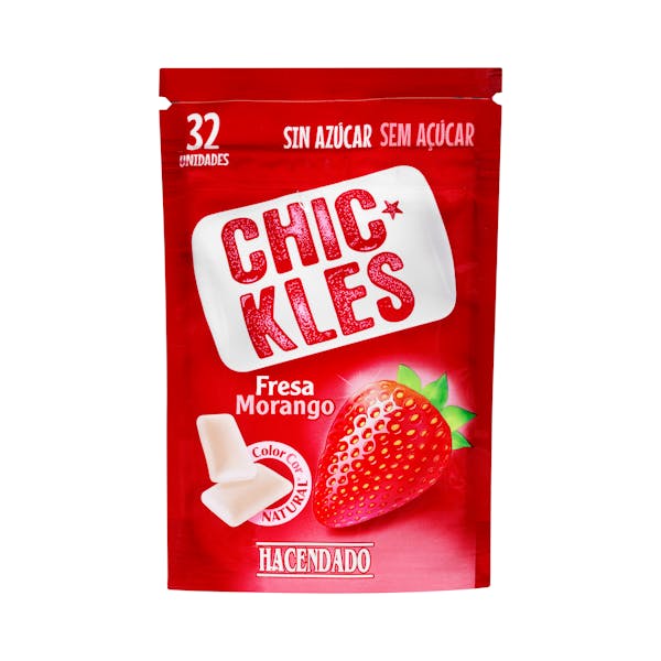 Chicles fresa gragea Hacendado mercadona