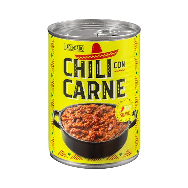 Chili con carne Hacendado mercadona