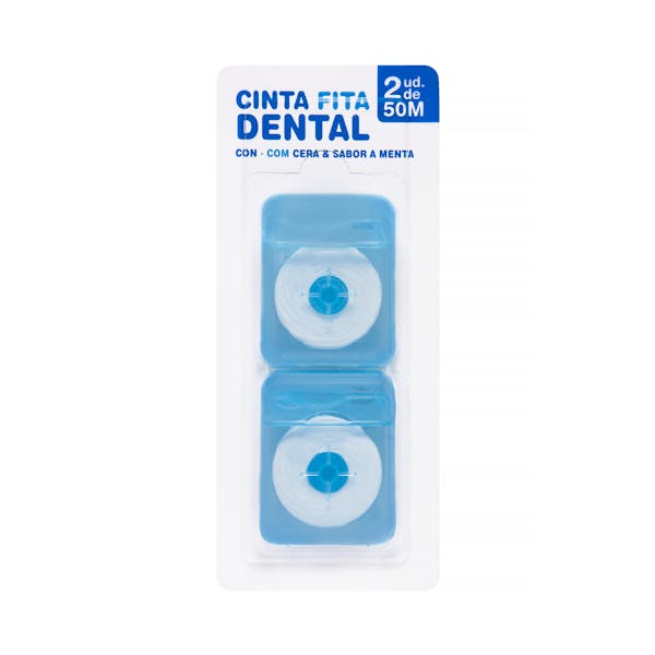 Cinta dental con cera y sabor menta mercadona