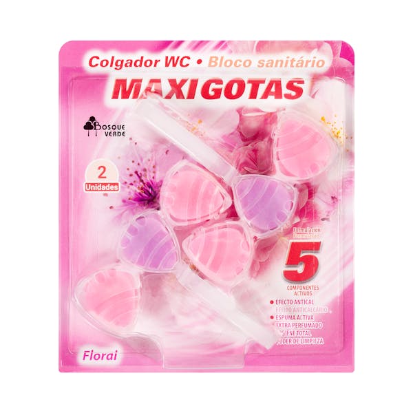 Colgador WC Maxigotas Floral Bosque Verde mercadona