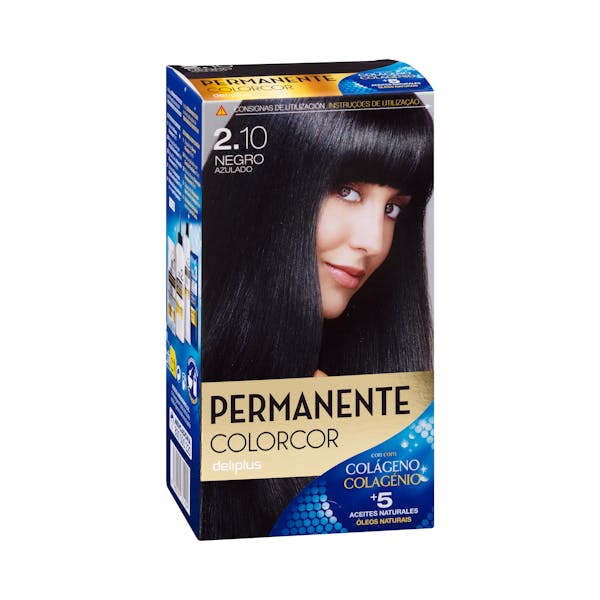 Coloración permanente 2.10 negro azulado Deliplus mercadona