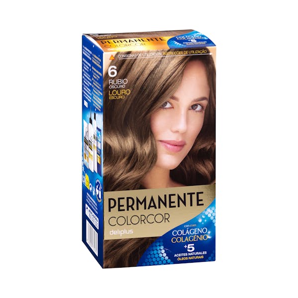 Coloración permanente 6 rubio oscuro Deliplus mercadona