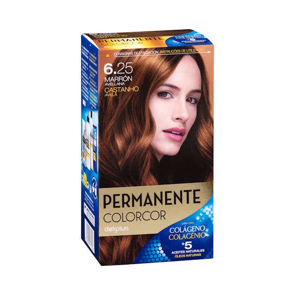 Coloración permanente 6.25 marrón avellana Deliplus mercadona