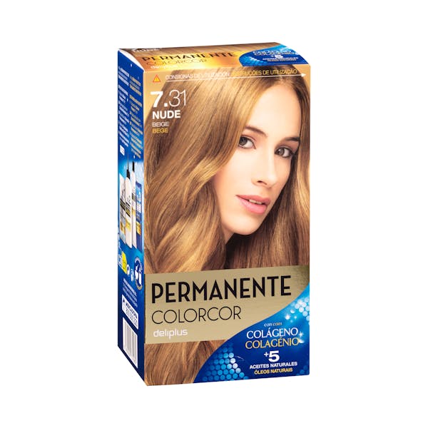 Coloración permanente 7.31 nude beige Deliplus mercadona