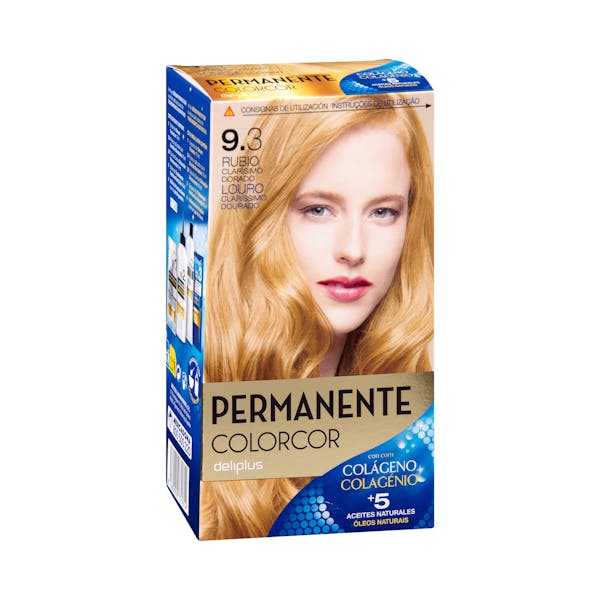Coloración permanente 9.3 rubio clarísimo dorado Deliplus mercadona