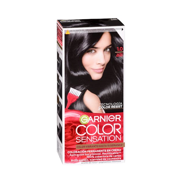Coloración permanente Garnier 1.0 ultra negro mercadona
