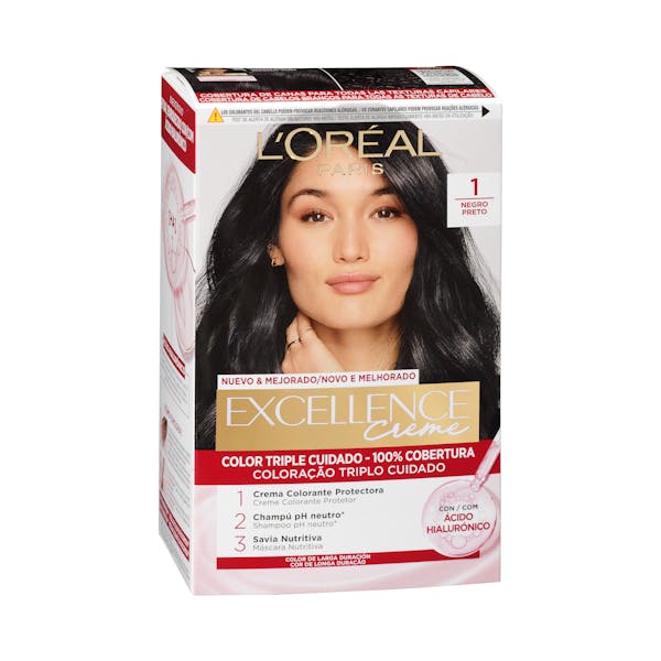 Coloración permanente L'Oréal 1 negro mercadona