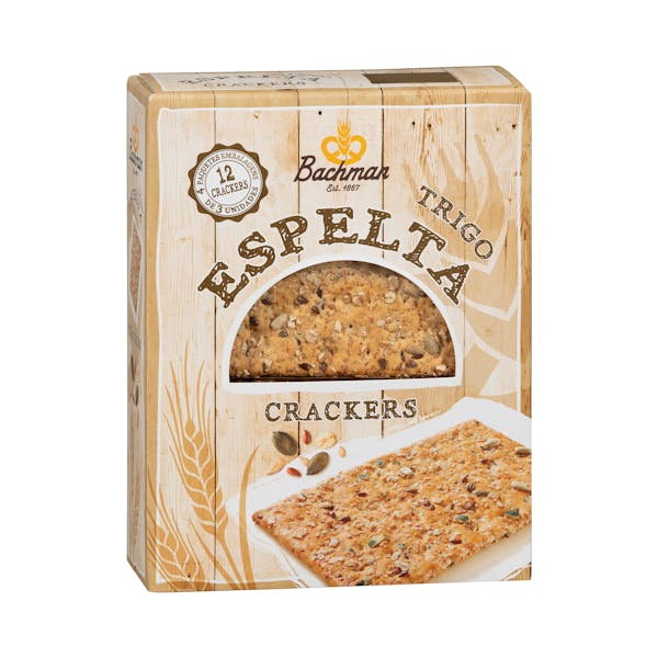 Crackers integrales de espelta Bachman mercadona