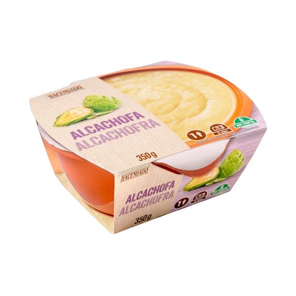 Crema de alcachofa Hacendado mercadona