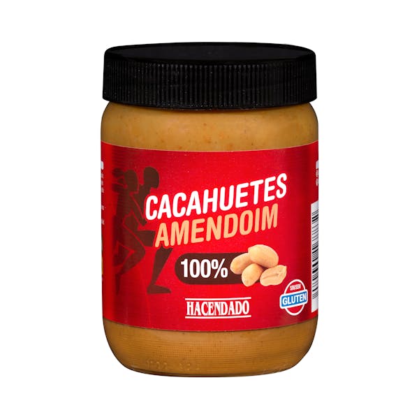 Crema de cacahuete 100% Hacendado mercadona