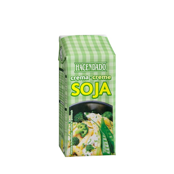 Crema de soja Hacendado mercadona