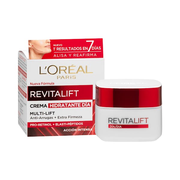 Crema facial hidratante día Revitalift L'Oréal antiarrugas extra firmeza mercadona