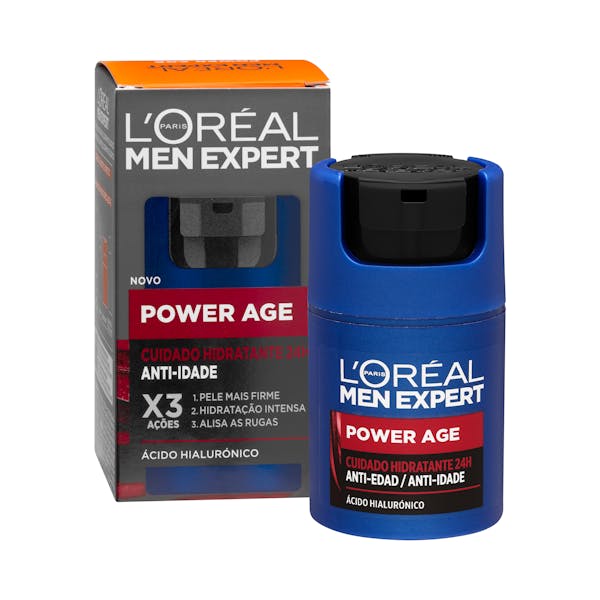 Crema facial Power Age L'Oréal men expert hidratante anti-edad mercadona