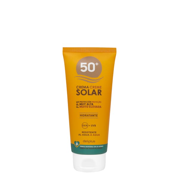 Crema protección solar Deliplus FPS 50+ mercadona