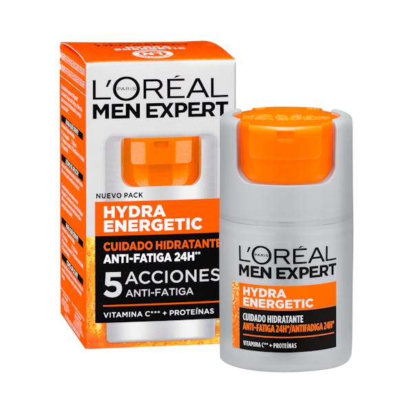 Cuidado hidratante Hydra energetic L'Oréal men expert anti-fatiga 24h mercadona