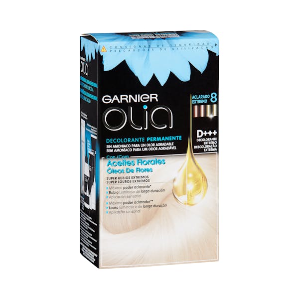 Decolorante permanente sin amoníaco Garnier 8 super rubio extremo mercadona